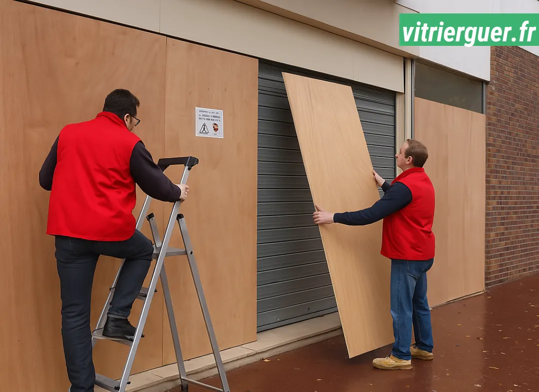 Mise en sécurité fermeture provisoire Guer